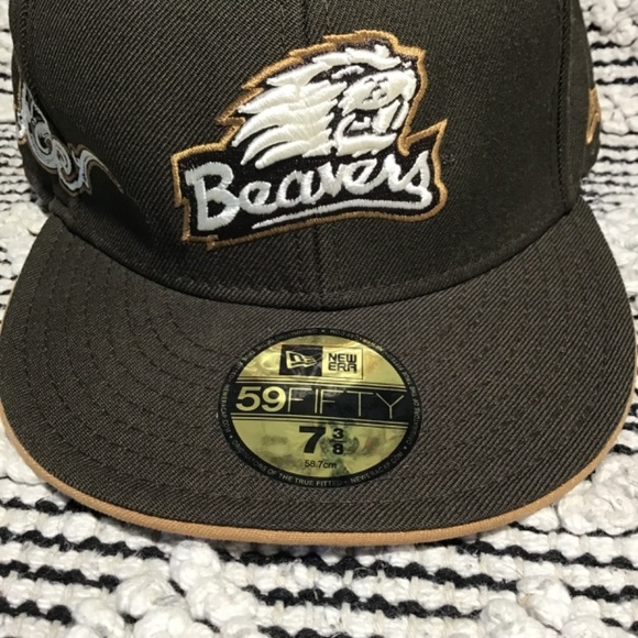 New Era 59Fifty Oregon State Beavers Club Fitted Hat 7 3/8 - Picture 3 of 9